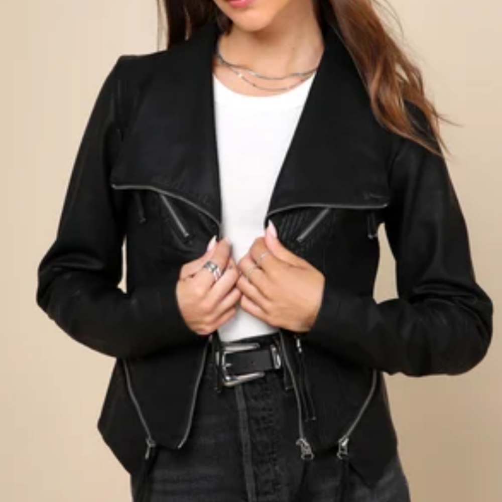 Lulus Faux Leather Jacket